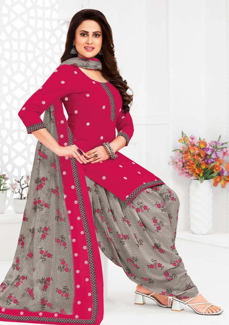 Ganpati Vaishali Vol 8 Pure Cotton Wholesale Salwar Suit Catalog — Wholesale Salwar Suits, Ganpati wholesale from Surat — view 7